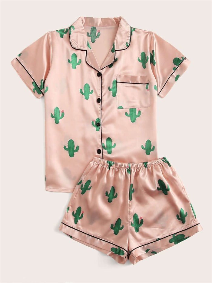 Household Clothing Pajama Set For Women XL size 41cm shoulder.