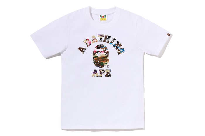 HYBRID CAMO COLLEGE TEE LADIES