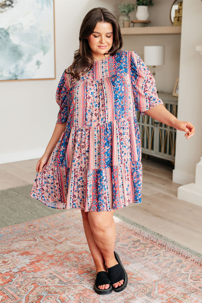 It's a Delicacy Tiered Dress Midi Dress Ave Shops- Tilden Co.