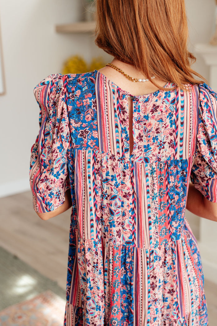 It's a Delicacy Tiered Dress Midi Dress Ave Shops- Tilden Co.