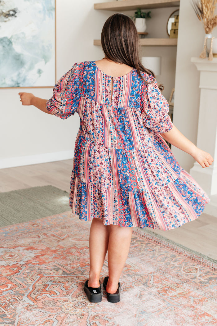 It's a Delicacy Tiered Dress Midi Dress Ave Shops- Tilden Co.