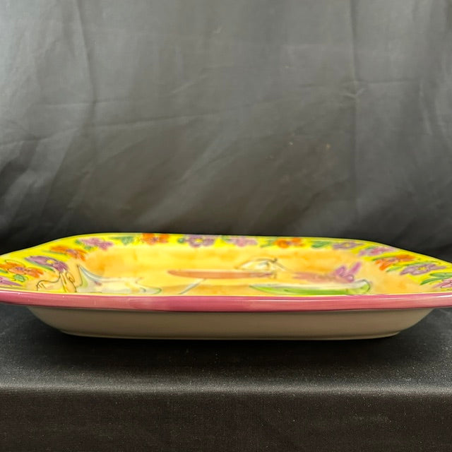 Julia Junkin Ceramic 16 x 16 Serving Platter
