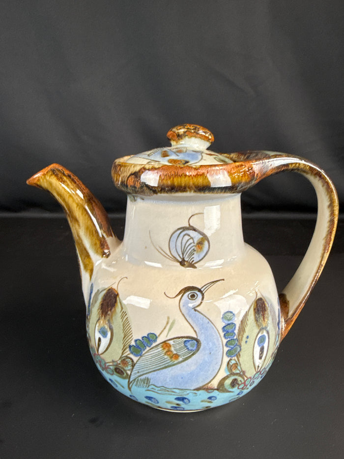 Ken Edwards Signed Handpainted Stoneware Teapot