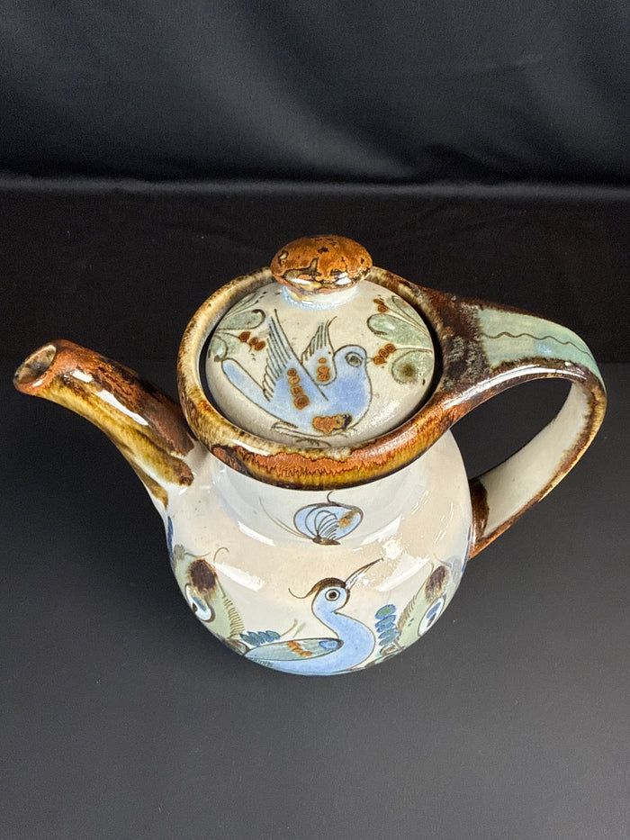 Ken Edwards Signed Handpainted Stoneware Teapot