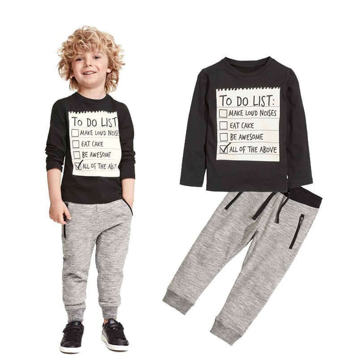 Kids Boys Clothing Set 3 to 7 years old.