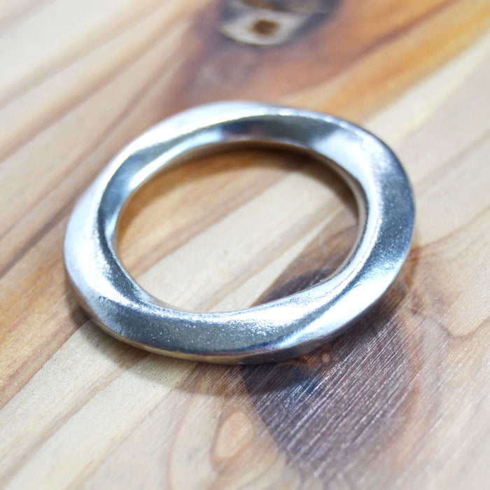 Kobashi Studio S12 “Suzu” Bandana Ring- Pewter