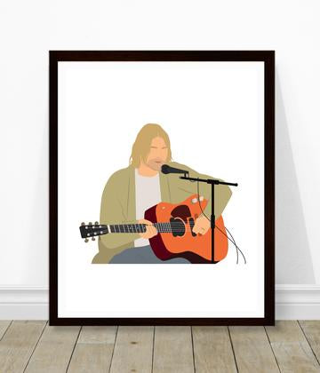 Kurt Cobain Print
