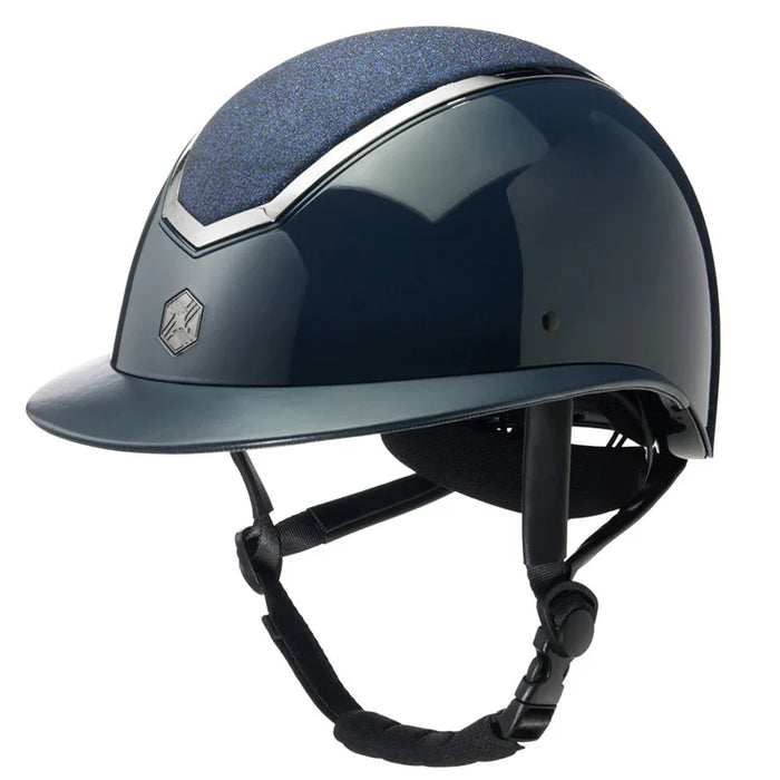 Navy gloss / Wide peak / Small (52 - 55)