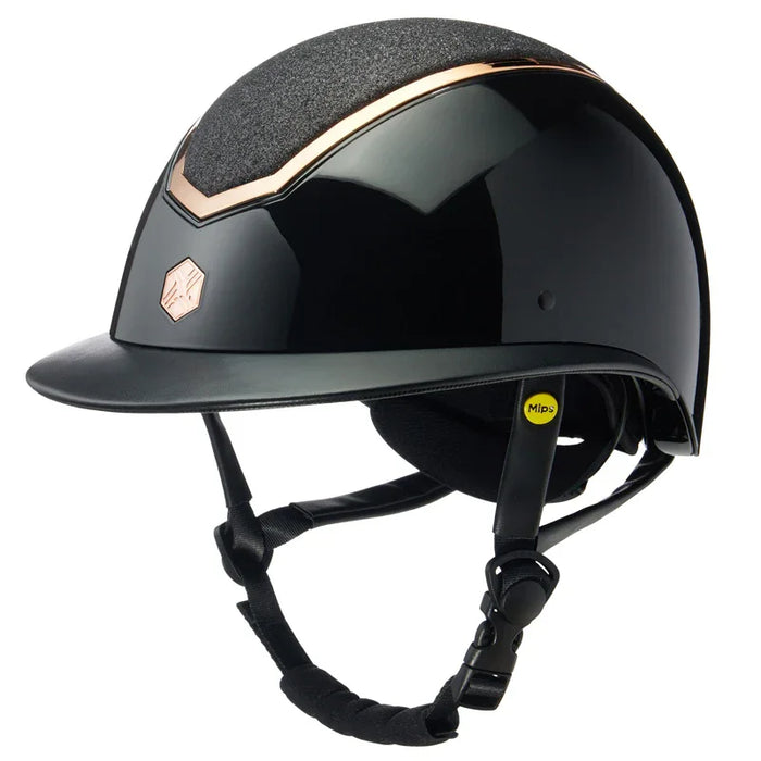 Black gloss / Wide peak / Small (52 - 55)