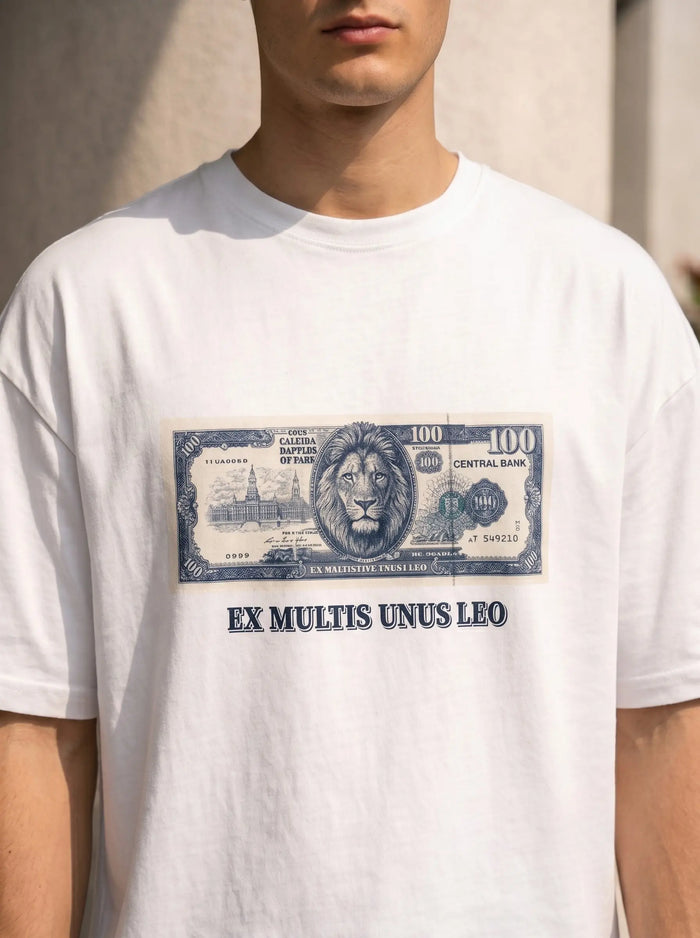 LEON Men's Currency Print T-Shirt LEON