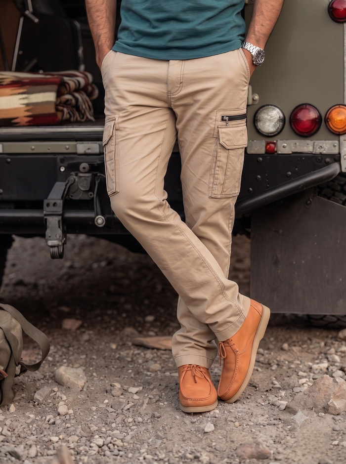 LEON Men's Stretch Twill Cargo Pants Leon Clothing