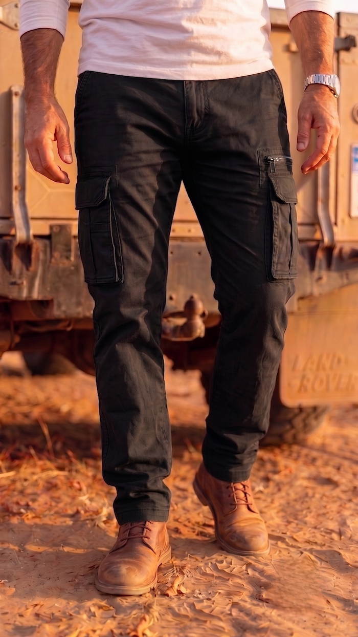 LEON Men's Stretch Twill Cargo Pants Leon Clothing