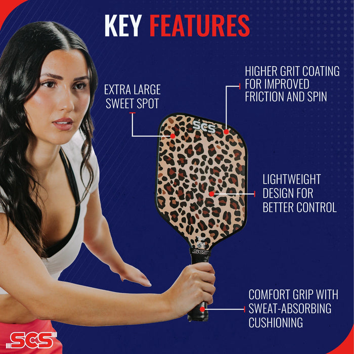 Leopard | Evo-Lite Series - Pickleball Paddle