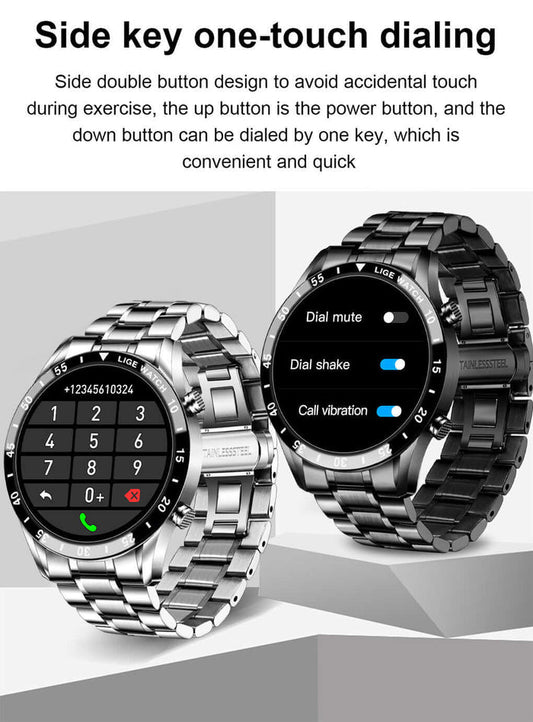 LIGE Smart Watch 2025 Edition Advanced Wearable front view