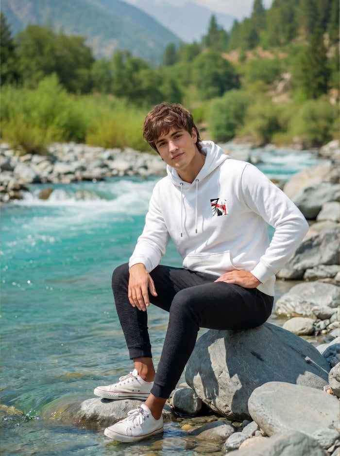 Lion Power Printed Pullover Hoodie LEON