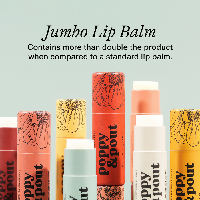 Lip Balm, Pink Grapefruit Lip Balm Poppy & Pout- Tilden Co.
