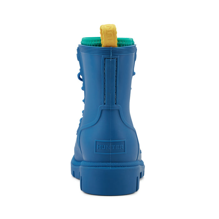 Little Kids Stamp Lace-Up Waterproof Ankle Boots