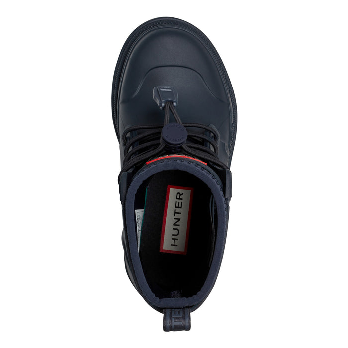 Little Kids Stamp Lace-Up Waterproof Ankle Boots