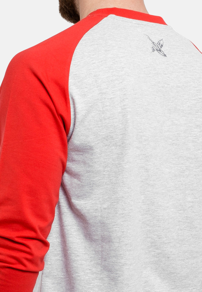 Oversized-Baseball-Shirt-Ashgrey-Red-Back-Detail
