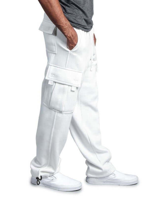 Loose Fit Multi Pocket Cargo Pants for Men streetwear outfit