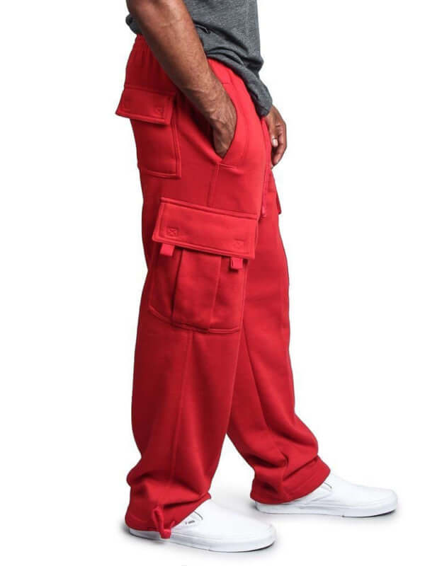 Loose Fit Multi Pocket Cargo Pants for Men casual daily wear