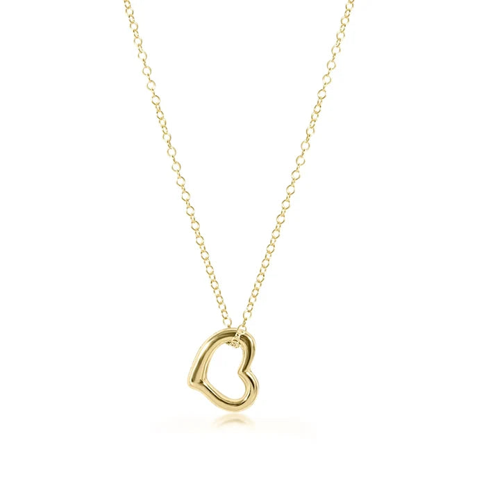 Love Charm Necklace - Gold - Molly + Kate