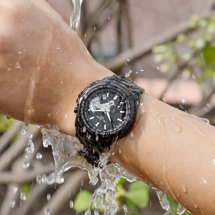 Luminous Steel Sports Quartz Wrist Watch for Men luminous display