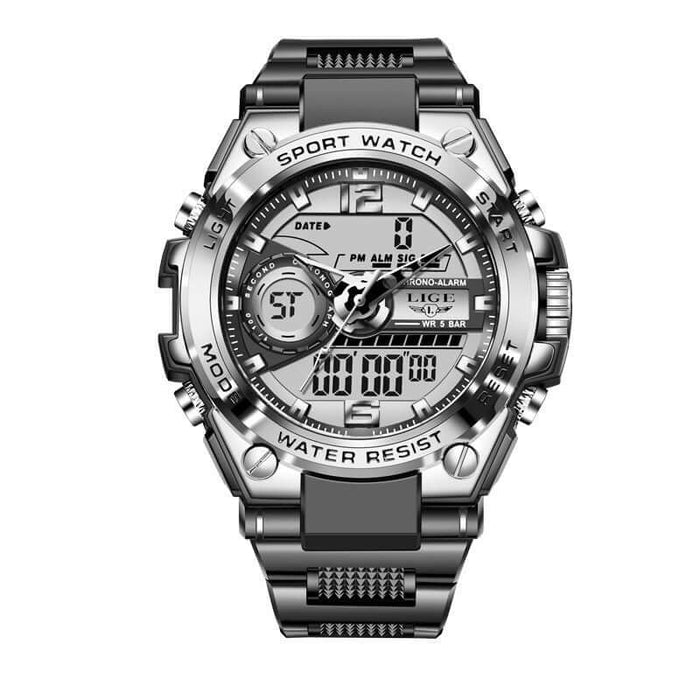 Luminous Waterproof Quartz Sports Wristwatch luminous hands in dark