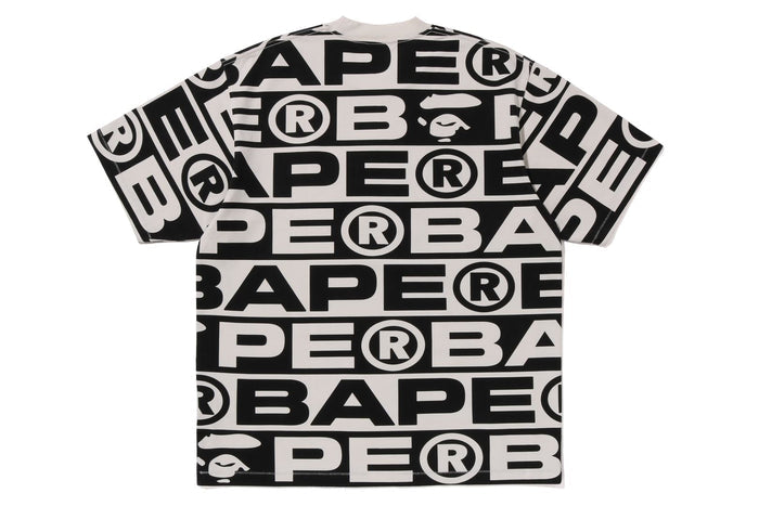 LUX SPORT PATTERN OVERSIZED TEE