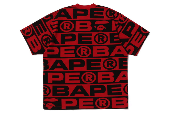 LUX SPORT PATTERN OVERSIZED TEE