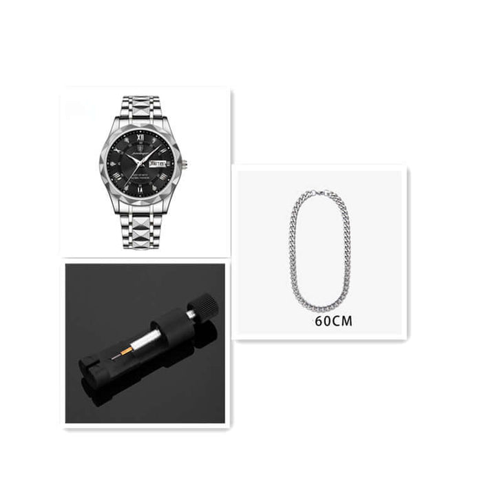 Silver Dark Black / Set