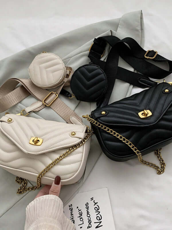 Luxury Chain Crossbody Shoulder Mini Bag for Women casual outfit pairing