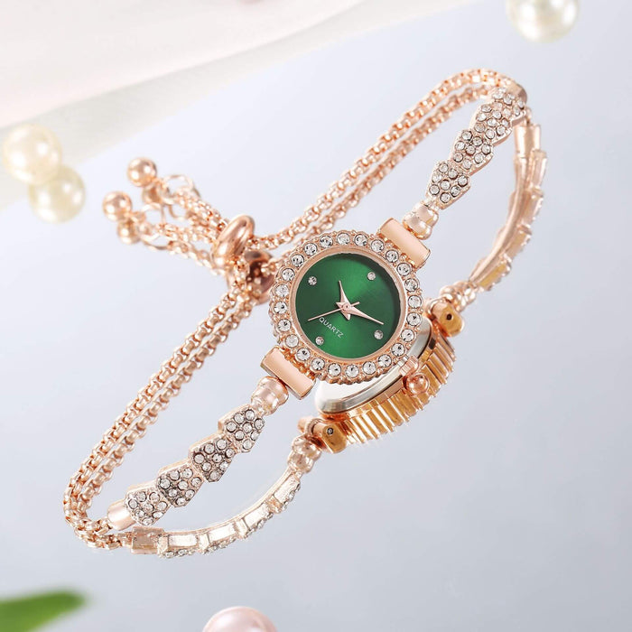 Luxury Gold Fine Strap Watch slim bracelet style wrist view