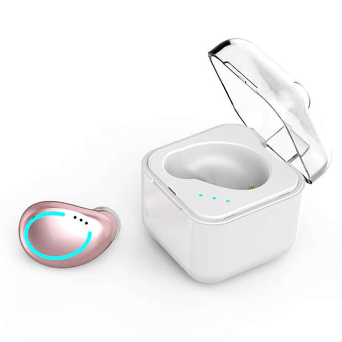 m-b8 mini invisible wireless bluetooth 5.0 earphone ergonomic fit