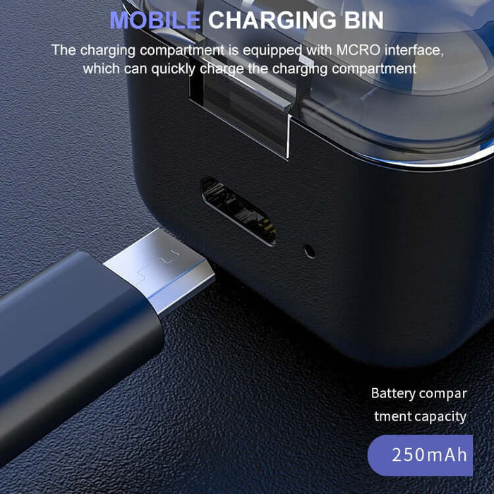 m-b8 mini invisible wireless bluetooth 5.0 earphone single earbud
