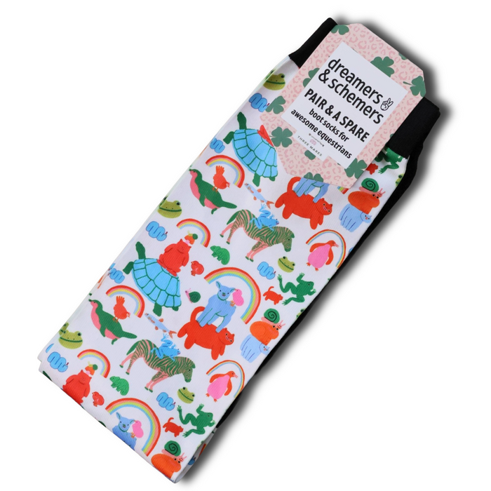 Magical Animals Pair & A Spare Boot Socks