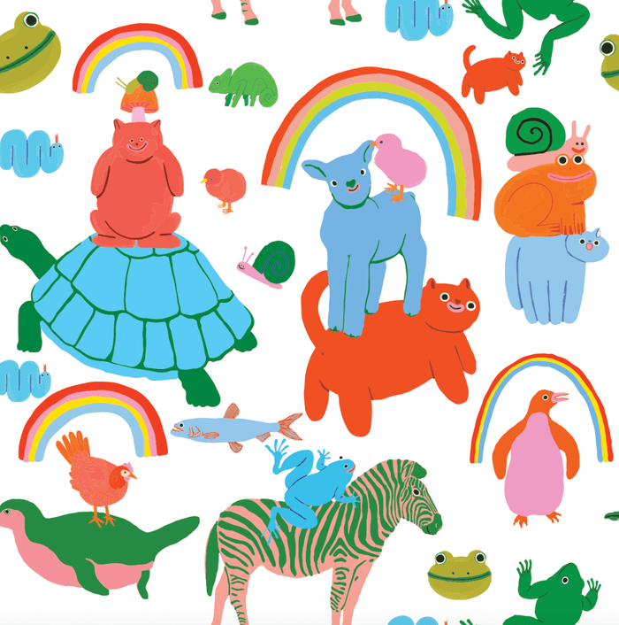 Magical Animals Pair & A Spare Boot Socks