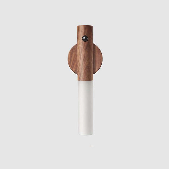 Magnetic Wood Wireless LED Night Light PIR Motion Sensor wooden design