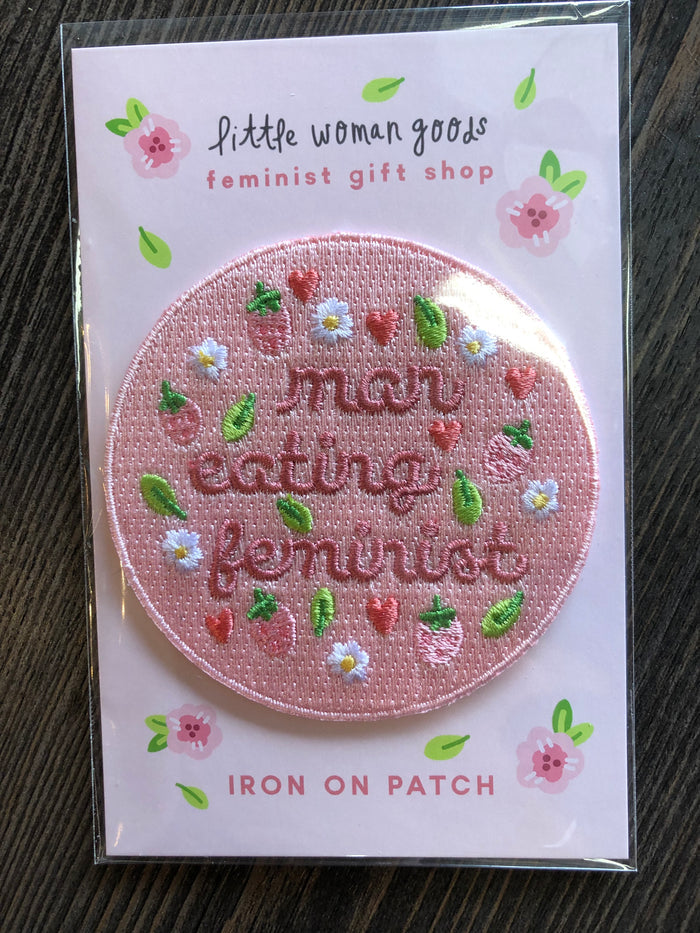 Man Eating Feminist Patch