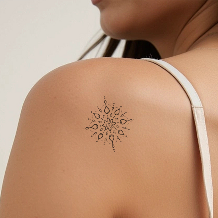 Mandala des ewigen Flusses Tattoo