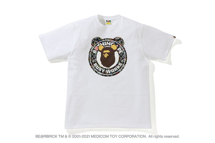 MEDICOM TOY CAMO BE@R BUSY WORKS TEE