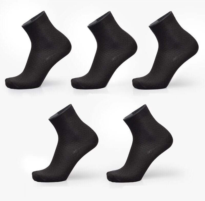 Men Bamboo Fiber Business Socks Breathable Comfort breathable bamboo fiber weave