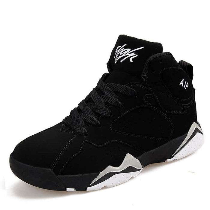 Mens Ankle Boots Basketball Shoes Artificial PU High Top Sneakers artificial PU upper