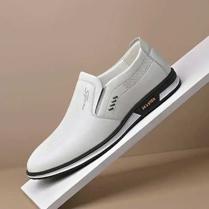 Mens Premium Leather Designer Formal Loafers driving shoes