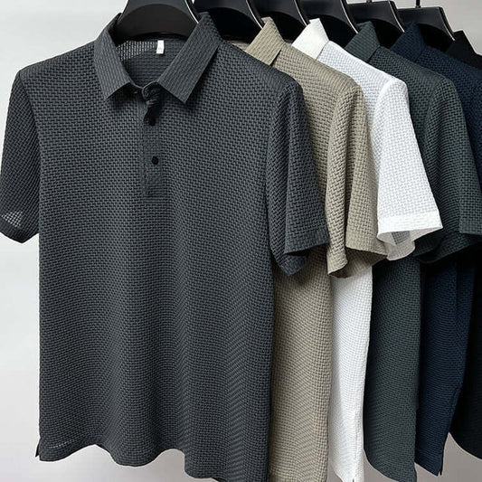 Men's Premium Mesh Ice Silk T-Shirt Breathable Cooling Fabric