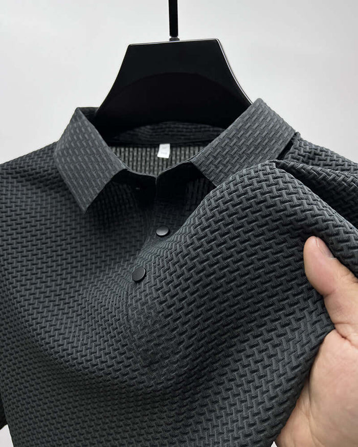 Men's Premium Mesh Ice Silk T-Shirt Modern Casual Style