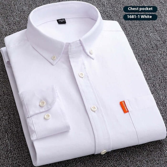 Mens Slim Fit Pure Cotton Washed Oxford Shirt 4XL 43 length 77