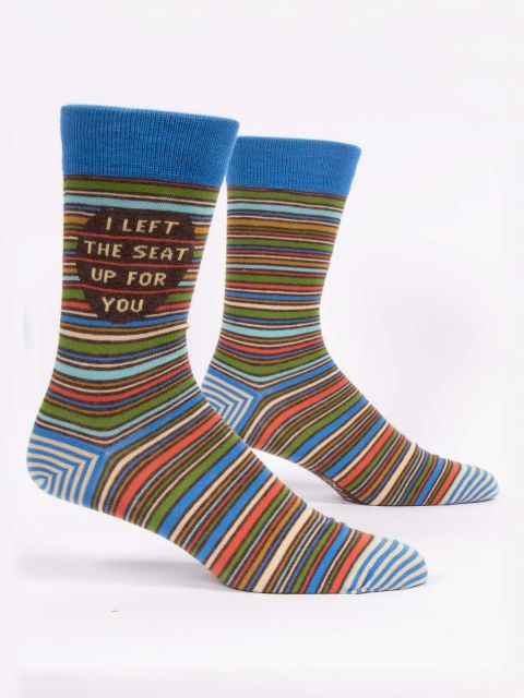 Left the seat up Socks