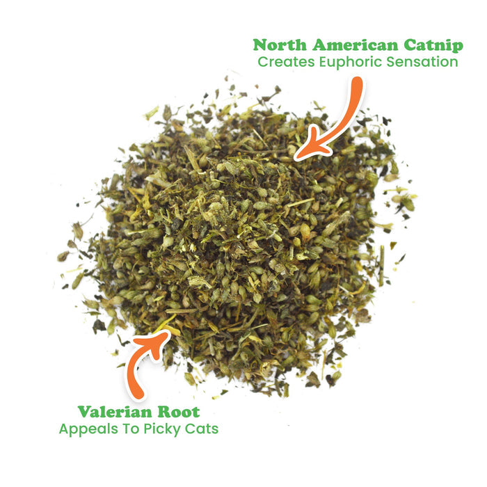 Meowijuana Kalico Kush - Catnip and Valerian Root Blend - Dog.Dog.Cat.