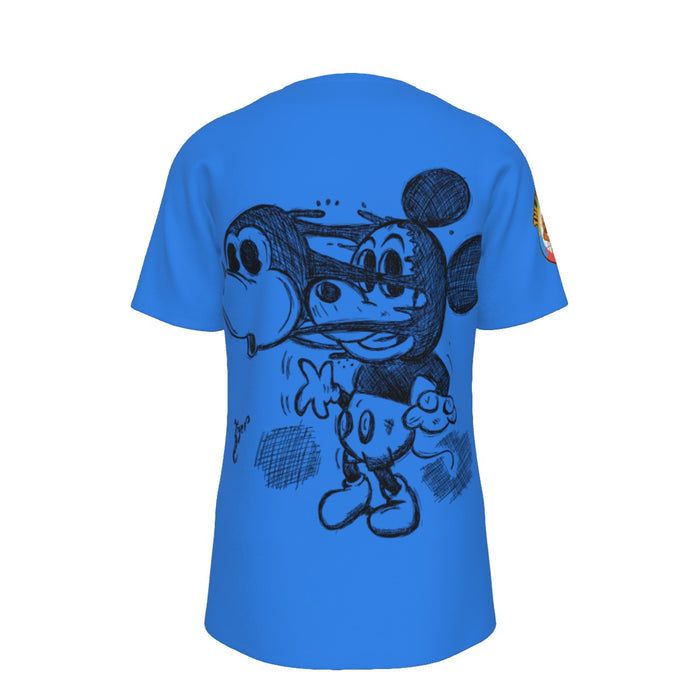 Mickey Face Off Shirt - Blue